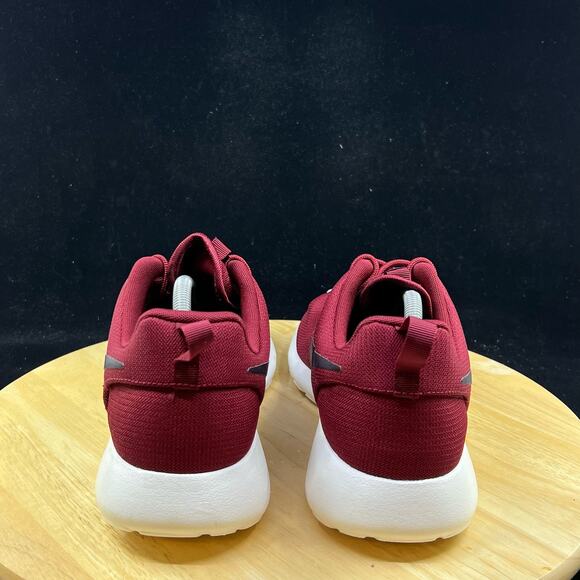 Nike Roshe One Run Team Red Burgundy Ash Grey Sail 511881-613 Men's Size 9 - Picture 6 of 9
